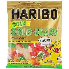 Haribo Sour Bears 4.5oz Bag