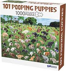 101 Pooping Puppies 1000 Piece Jigsaw Puzzle