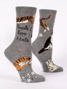 Blue Q "People I Love: Cats" Women's Socks