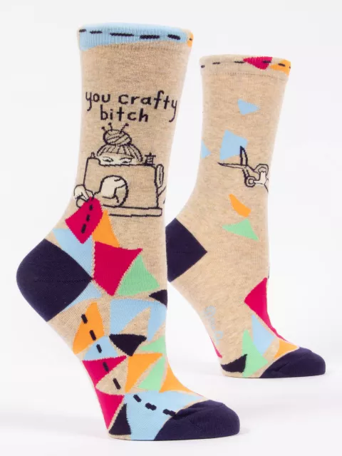 Blue Q "You Crafty Bitch" Women's Socks