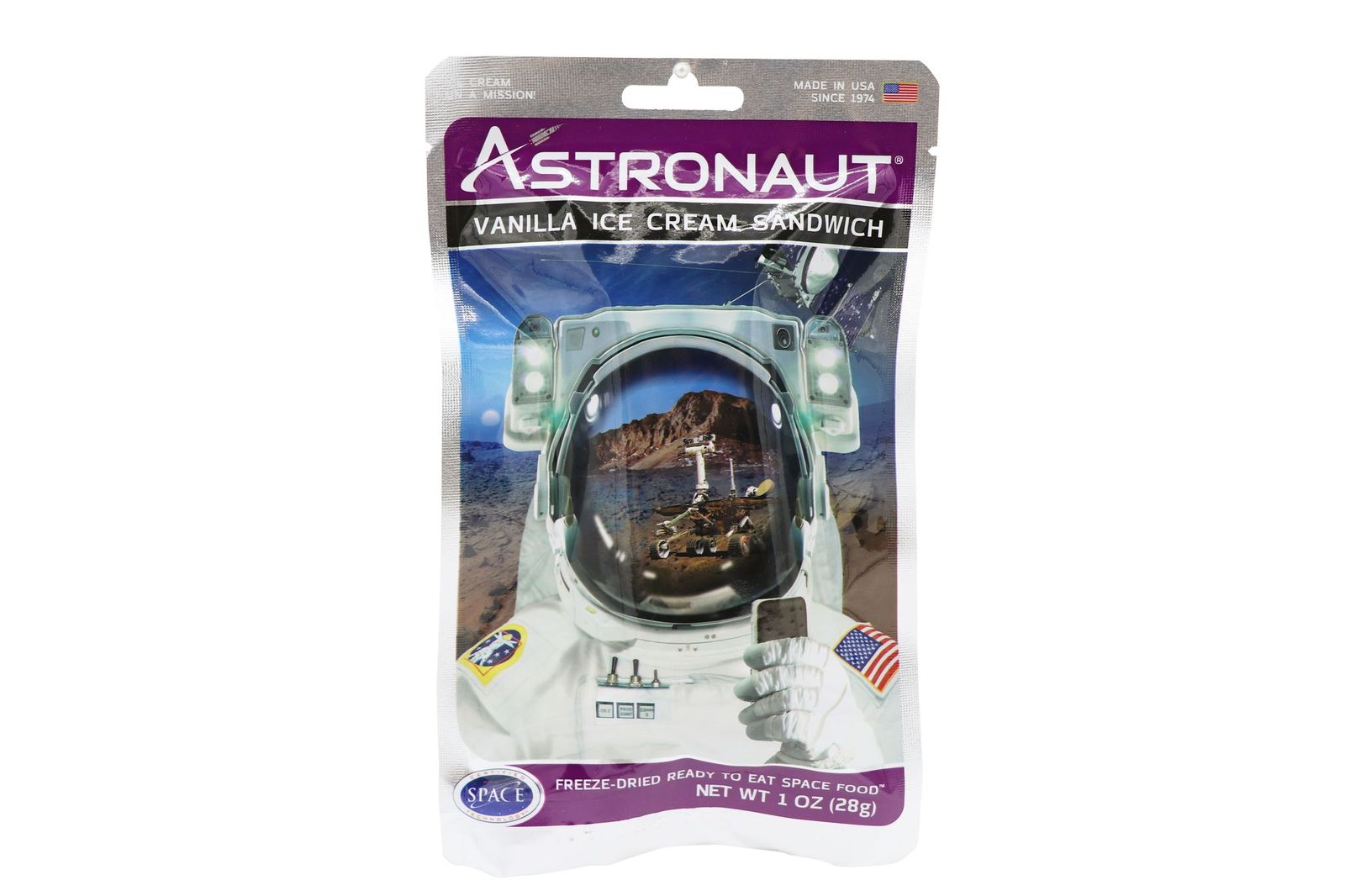 Astronaut Ice Cream - Vanilla Ice Cream Sandwich
