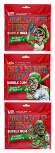 Big League Chew Slamming' Strawberry Gum - 2.12oz Pouch