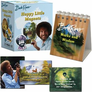 Bob Ross Happy Little Magnets