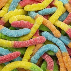 Bulk Candy - Albanese Sour Neon Gummy Worms