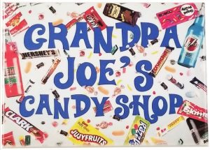 Grandpa Joe's Candy Shop Logo Magnet