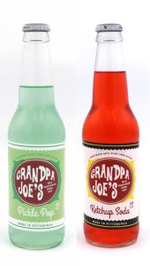 Grandpa Joe's Dill Pickle Soda + Ketchup Soda - 2 Pack Set
