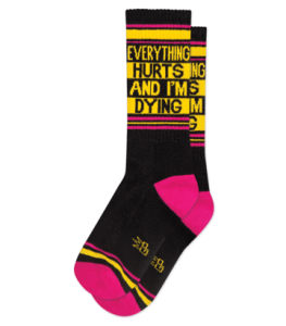 Gumball Poodle Socks - Everything Hurts And I'm Dying