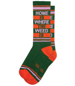 Gumball Poodle Socks - Home Is Where The Weed Is
