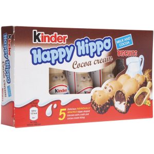 Kinder Happy Hippo Milk and Cocoa Biscuits
