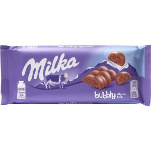 Milka Bubbly Alpine Milk Candy Bar