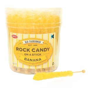 Rock Candy On A Stick - Banana