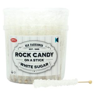 Rock Candy On A Stick - White Candy