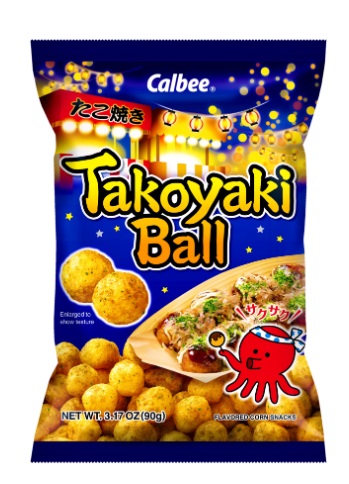 Calbee Takoyaki Ball - Corn Snacks