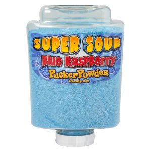 Super Sour Blue Raspberry Pucker Powder 9oz Bottle
