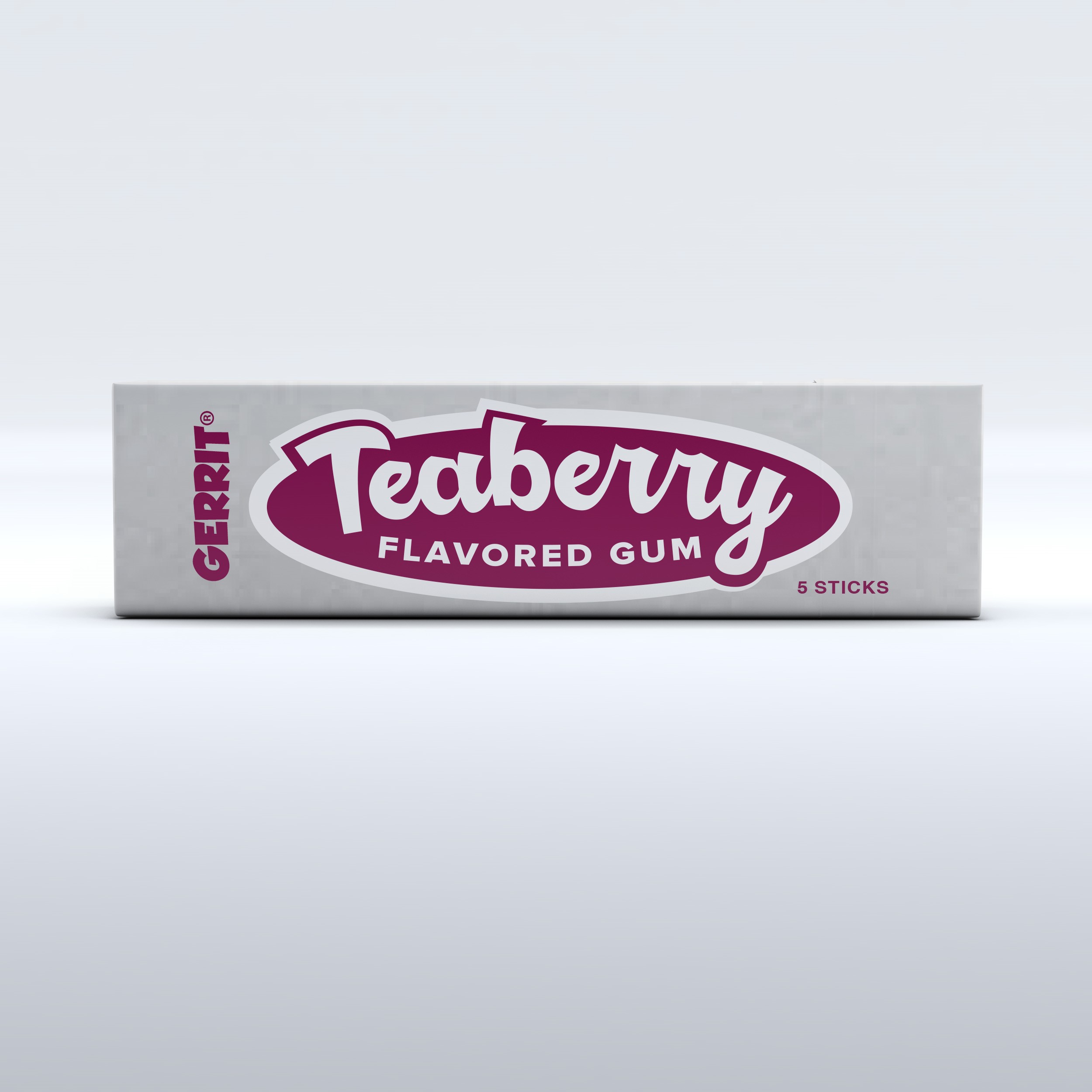Teaberry Gum 5 Stick Pack