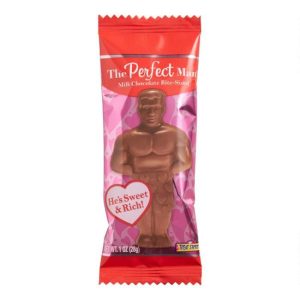 The Perfect Man Valentine's Day Bite-Sized Milk Chocolate 1 Oz.