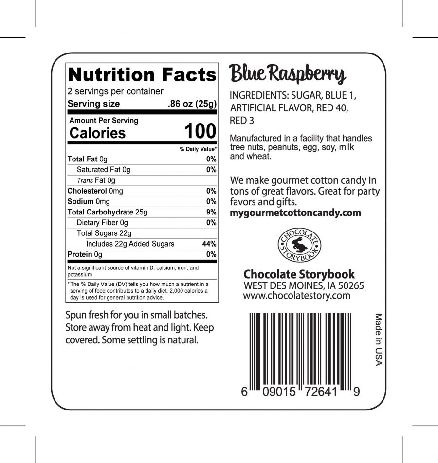 Blue Raspberry Cotton Candy - Image 2