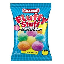 Charms Fluffy Stuff Cotton Candy Bags