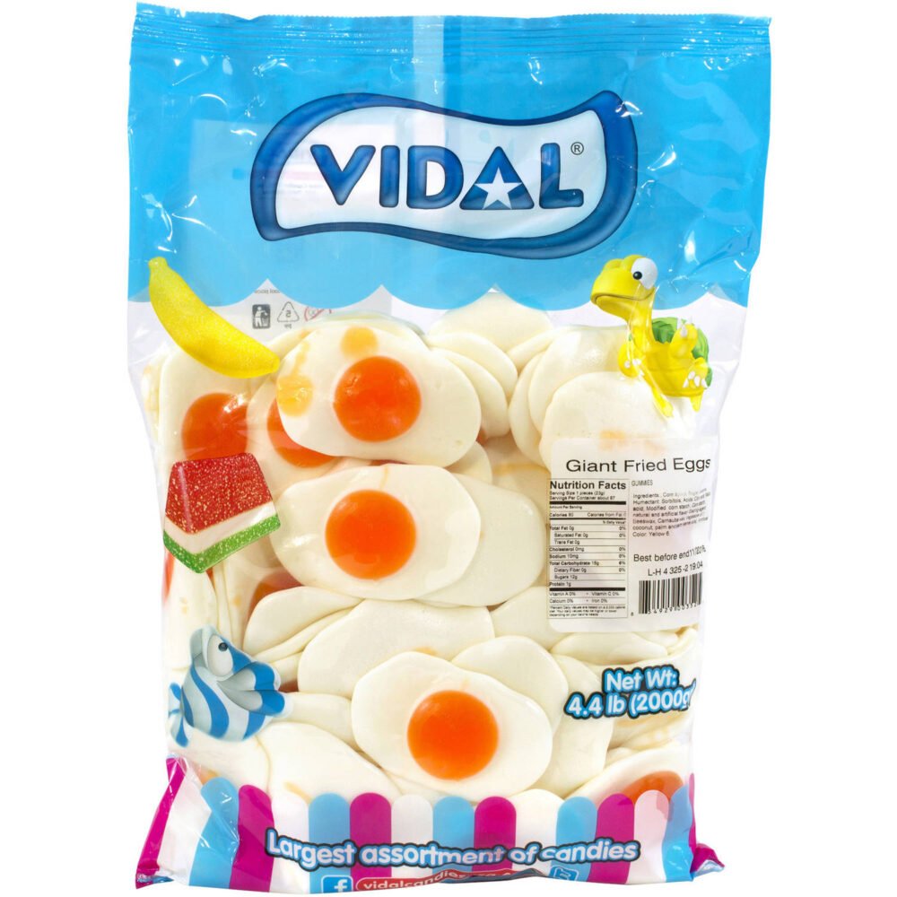Bulk Candy - Vidal Gummy Giant Fried Eggs - Image 2