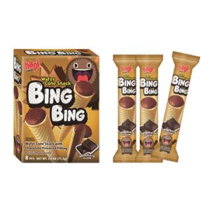 Hapi Bing Bing Ice Cream Scone Snack, Chocolate, 2.51 Ounce