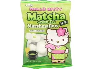 Hello Kitty Matcha Green Tea Marshmallow 2.8oz - Matcha Jelly Inside