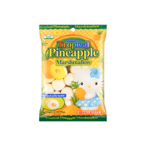 Hello Kitty Tropical Pineapple Marshmallow 3.1oz - Pineapple Jelly Inside