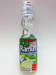 Ramune - Melon 6.76FL.OZ. Bottles - 2 Pack