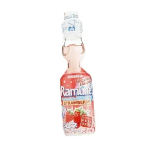 Ramune - Strawberry 6.76FL.OZ. Bottles - 2 Pack