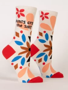 Blue Q "Aunts Are The Shit" Women's Socks