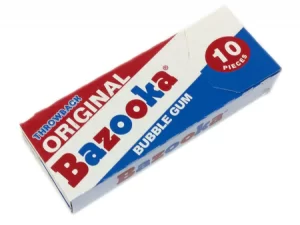 Bazooka Bubble Gum 10 piece