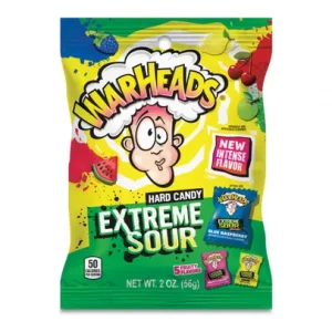 Warheads Extreme Sour Candy 2oz Bag