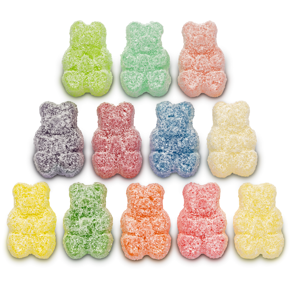 Albanese Sour 12 Flavor Gummi Bears 7oz Bag - Image 2