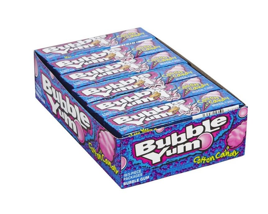 Bubble Yum Cotton Candy 5 Piece Pack - Image 2