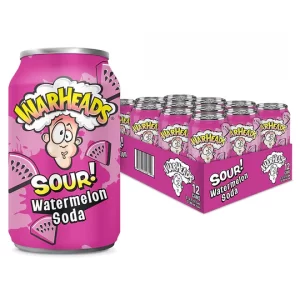 Warheads Sour Watermelon Soda - 12oz Can