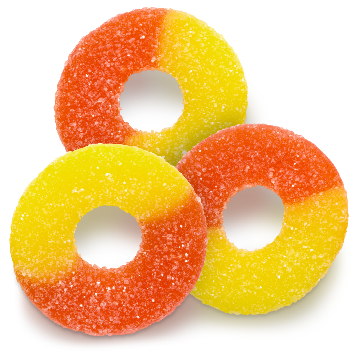 Albanese Gummi Peach Rings 7oz Bag - Image 2