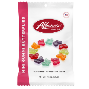 Albanese Mini Gummi Butterflies 7.5oz Bag