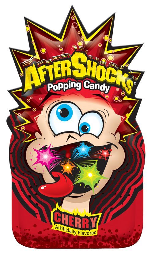 Aftershocks Popping Candy - Cherry .33oz