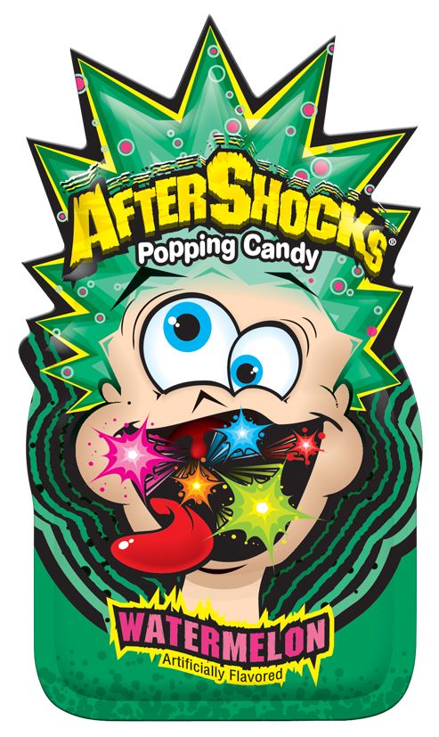Aftershocks Popping Candy - Watermelon .33oz