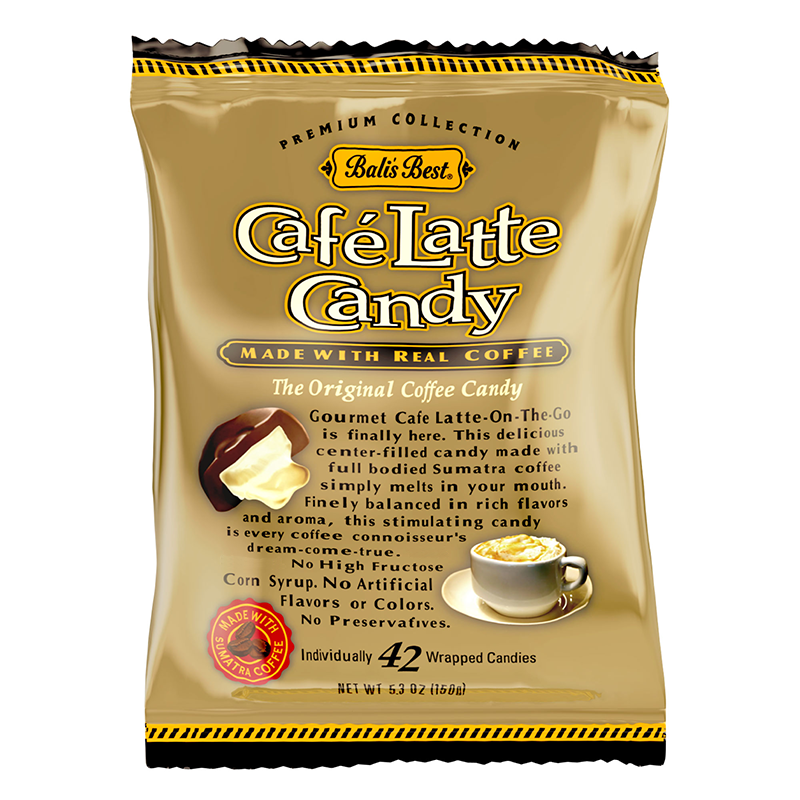 Bali's Best Cafe' Latte Candy 5.3oz