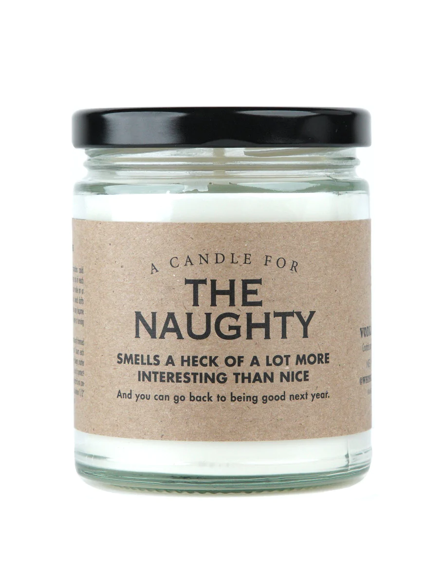 A Candle For The Naughty. Smells A Heck Of A Lot More Interesting Than Nice.