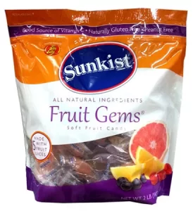 Sunkist Fruit Gems Individually Wrapped - 32oz Bag