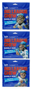 Big League Chew Big Rally Blue Raspberry Gum - 2.12oz Pouch