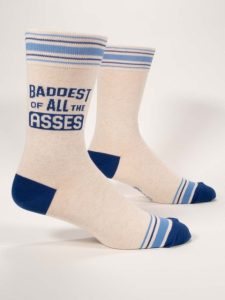 Blue Q - Baddest Of All The Asses - Men's Socks