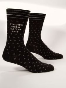 Blue Q - Studies Show I'm The Shit - Men's Socks