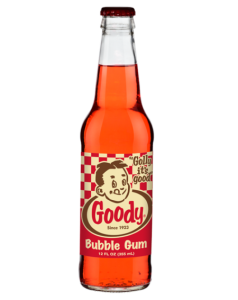 Goody Bubblegum Glass Bottle Soda 12oz 2 Pack