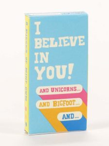 Blue Q Gum - I Believe In You - And Unicorns - And Bigfoot - And Gum