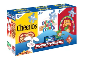 Mini Cereal Boxes 100 Piece Puzzles - 6 Puzzle Set