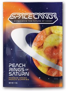 Space Candy - Peach Rings Of Saturn 1.5oz Bag