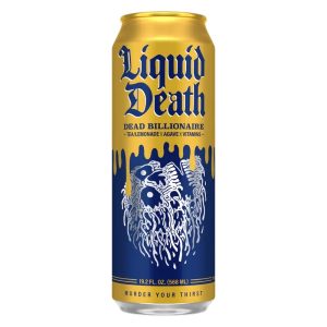 Liquid Death- Dead Billionaire Iced Tea 19.2oz Cans