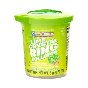 ChemisTreats - Lime Crystal Ring Lollipop